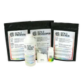 White plastic bottle labeled ’fic quick fixer’ with a white cap and colorful label detailing product information.