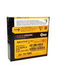 Kodak vision3 500t color negative film in black and yellow daylight spool package for 16mm 100 ft use